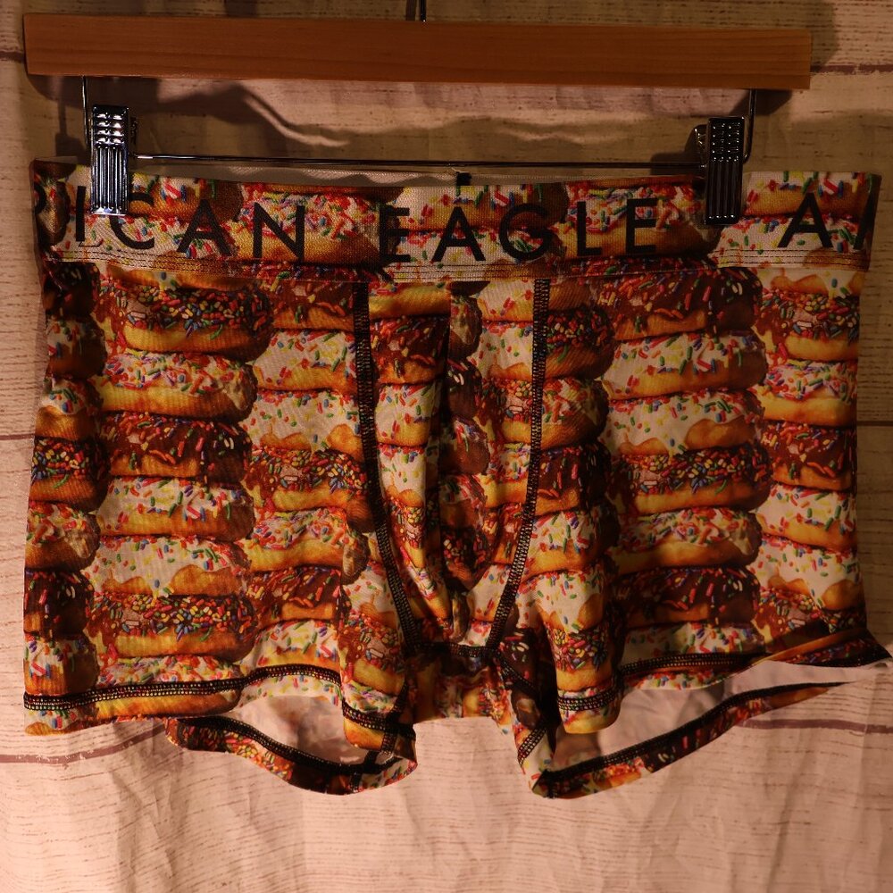 Men's American Eagle Doughnuts Large Boxer Briefs
